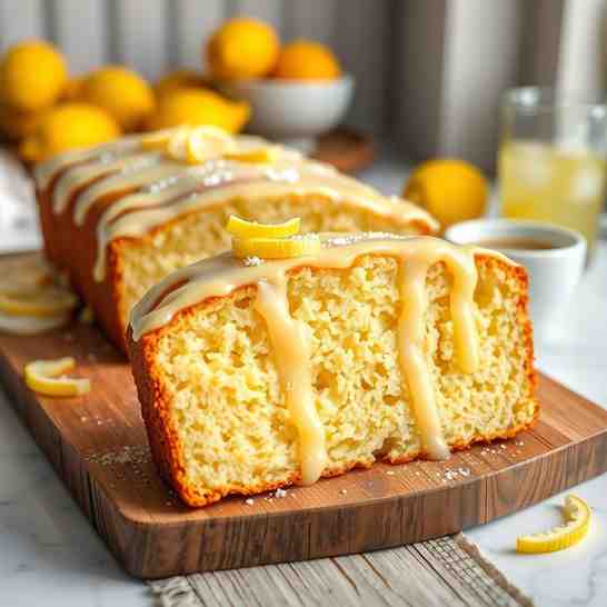 Zesty Lemon Loaf Cake - Easy Drizzle Recipe